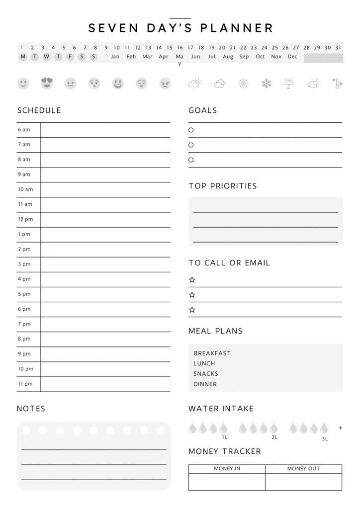 daily planner